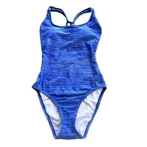Speedo women’s swimsuit one piece royal blue  fresh fabric size 6.